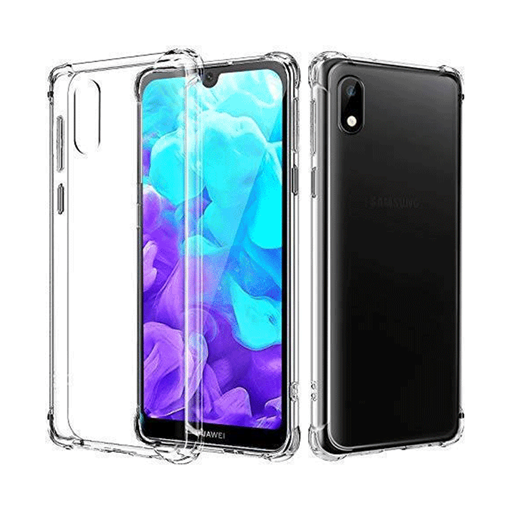 Picture of Back Cover Silicone Case Anti Shock 1.5mm for Huawei Y5 2019 - Color: Clear