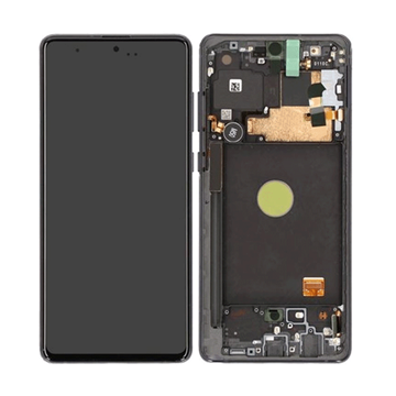 Εικόνα της Γνήσια Οθόνη LCD με Μηχανισμό Αφής και Πλαίσιο για Samsung Galaxy Note 10 Lite N770F GH82-22055A - Χρώμα: Μαύρο