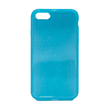 Εικόνα της Αστραφτερή Θήκη Πλάτης Σιλικόνης για Apple iPhone 7 / 8 - Χρώμα: Τιρκουάζ