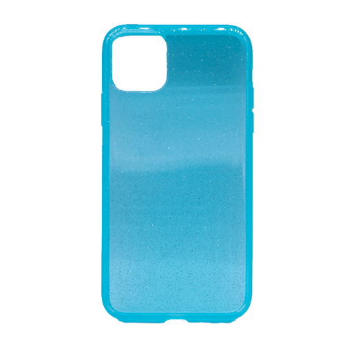 Αστραφτερή Θήκη Πλάτης Σιλικόνης για Apple iPhone 11 - Χρώμα: Τιρκουάζ