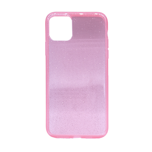 Αστραφτερή Θήκη Πλάτης Σιλικόνης για Apple iPhone 11 Pro - Χρώμα: Ροζ