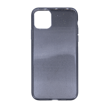 Εικόνα της Αστραφτερή Θήκη Πλάτης Σιλικόνης για Apple iPhone 11 Pro - Χρώμα: Μαύρο