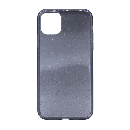 Αστραφτερή Θήκη Πλάτης Σιλικόνης για Apple iPhone 11 Pro - Χρώμα: Μαύρο