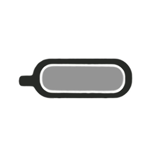 Κεντρικό κουμπί (Home Button) για Samsung Galaxy Tab 3 V T110 / T113 / T116 - Χρώμα: Λευκό