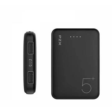 Picture of Power Bank PZX V05 Dual USB/1 Micro Sockets 5000mAh - Color: Balck