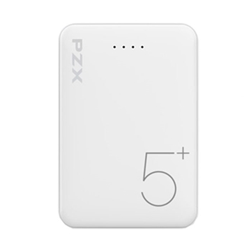 Εικόνα της Φορητός Φορτιστής Power Bank PZX V05 Dual USB/1 Micro Θύρες 5000mAh - Χρώμα: Λευκό