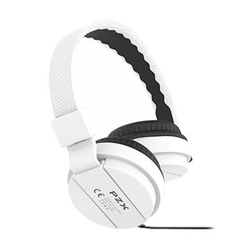 Picture of PZX R2 Headphones Stereo Headset with Cable - Color: White