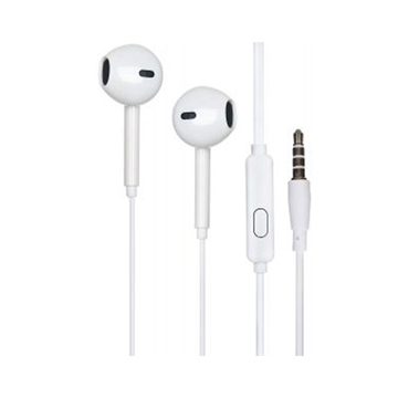 Εικόνα της Wired Earphones PZX 1551 Headset Ενσύρματα Ακουστικά - Χρώμα: Λευκό