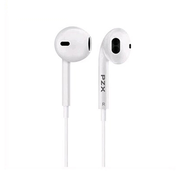 Εικόνα της Wired Earphones PZX H02 Headset Ενσύρματα Ακουστικά - Χρώμα: Λευκό