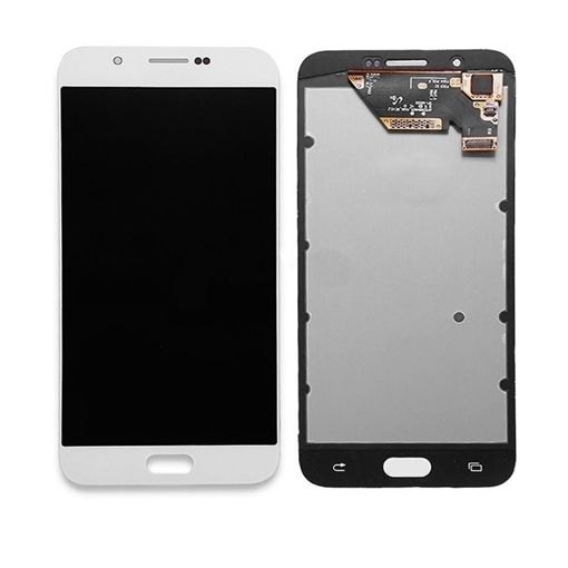OLED Οθόνη LCD με Μηχανισμό Αφής  για Samsung Galaxy A8 2015 A800F / A8000 - Χρώμα: Λευκό