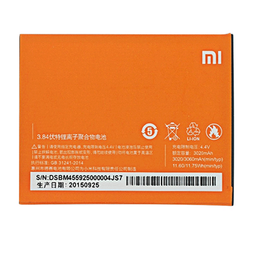 Μπαταρία Συμβατή με Xiaomi BM45 για Redmi Note 2 - 3060mAh