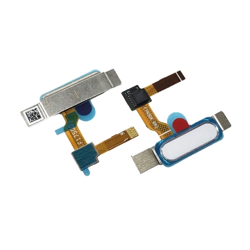 Καλωδιοταινία Κεντρικού Κουμπιού με Δαχτυλικό Αποτύπωμα / Home Button Fingerprint Flex για Huawei MediaPad M3 BTV-DL09 - Χρώμα: Λευκό