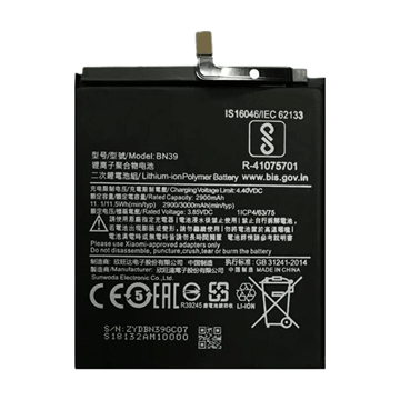 Picture of Battery Compatible with Xiaomi BN39 for Mi Play - 3000mAh