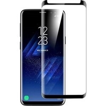 Picture of Screen Protector Premium 5D Edge Glue Tempered Glass for Samsung Galaxy G965F S9 Plus - Color: Black