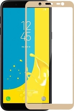 Εικόνα της Προστασία Οθόνης Tempered Glass 5D Full Cover Full Glue 0.3mm για Samsung Galaxy J600F J6 2018 - Χρώμα: Χρυσό