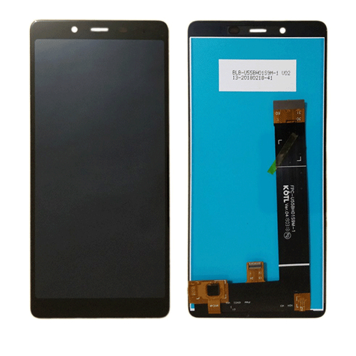 Οθόνη LCD με Μηχανισμό Αφής για Nokia 1 Plus - Χρώμα: Μαύρο