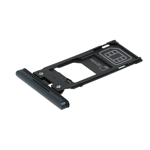 Υποδοχή κάρτας Single SIM Tray για Sony XZ2 - Χρώμα: Μαύρο
