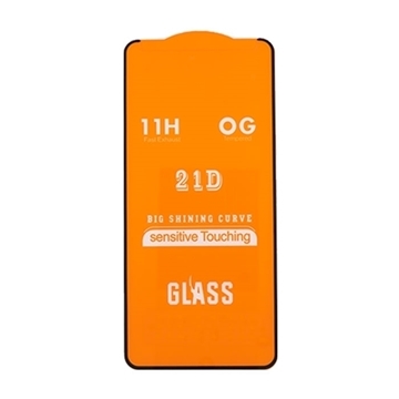 Προστασία Οθόνης 21D Full Face Tempered Glass για Universal 5.3 inches - Χρώμα: Μαύρο