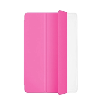 Picture of Slim Smart Tri-Fold Cover Case for Lenovo Tab E10 10.1 - Color: Pink