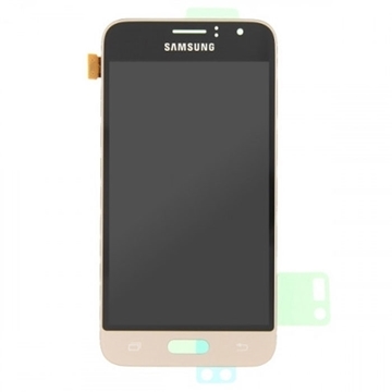 Εικόνα της Γνήσια Οθόνη LCD με Μηχανισμό Αφής για Samsung Galaxy J1 2016 J120F GH97-18224Β - Χρώμα: Χρυσό