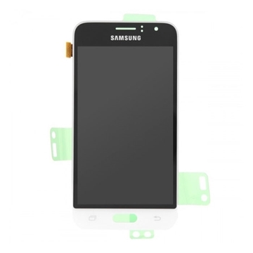 Εικόνα της Γνήσια Οθόνη LCD με Μηχανισμό Αφής για Samsung Galaxy J1 2016 J120F GH97-18224A - Χρώμα: Λευκό
