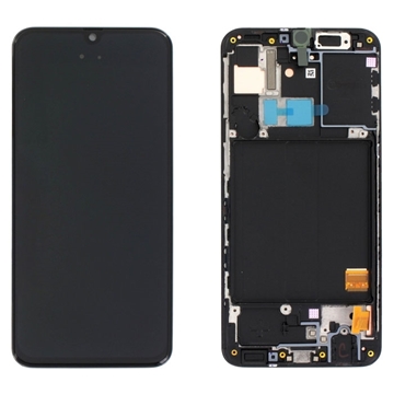 Picture of Original LCD Complete With Frame for Samsung Galaxy A40 A405F GH82-19672A - Color: Black