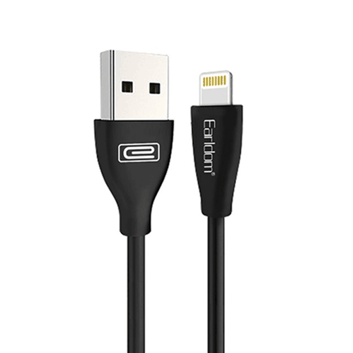 Picture of Earldom EC-087i  Fast Charging Cable Lightning 2.4Α  - Color: Black