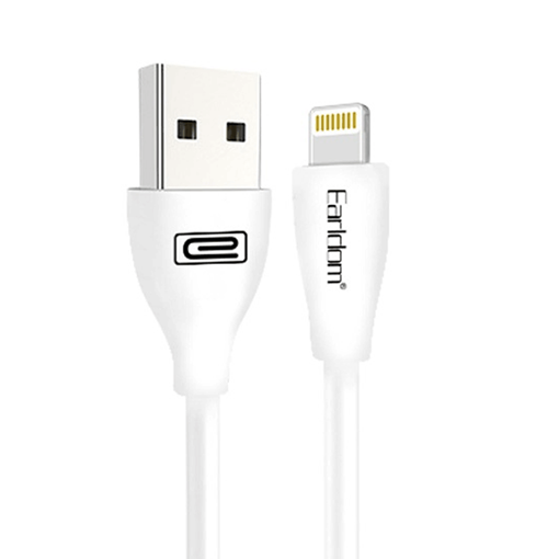 Picture of Earldom EC-087i  Fast Charging Cable Lightning 2.4Α  - Color: white