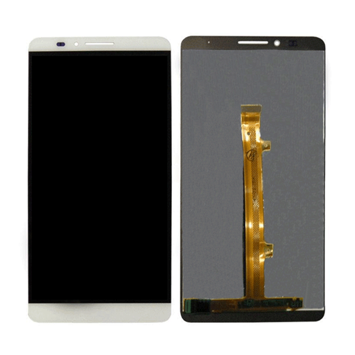 Οθόνη LCD με Μηχανισμό Αφής για Huawei Ascend Mate 7- Χρώμα: Λευκο