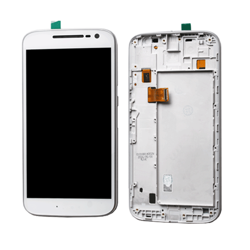 Picture of LCD Complete for Motorola Moto G4 XT1622  - Color: White