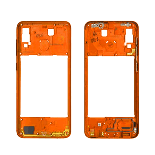 Μεσαίο Πλαίσιο Middle Frame για Samsung Galaxy A20 2019 A205F - Χρώμα: Πορτοκαλί