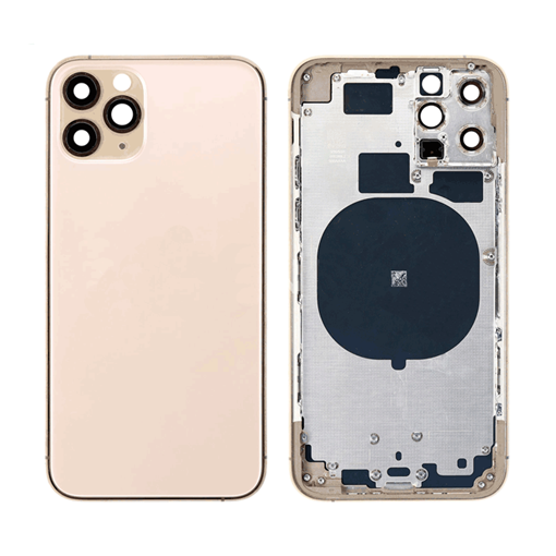 Picture of Back Cover with Frame (HOUSING) for iPhone 11 Pro - Color: Gold