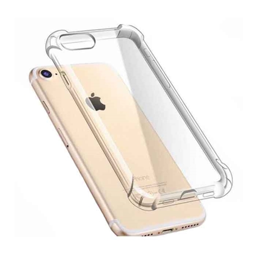 Picture of Back Cover Silicone Case Anti Shock 1.5mm for Apple iPhone 6G - Color: Clear