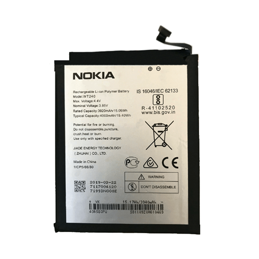 Picture of Battery WT24 for Nokia 3.2 - 4000mAh - Bulk