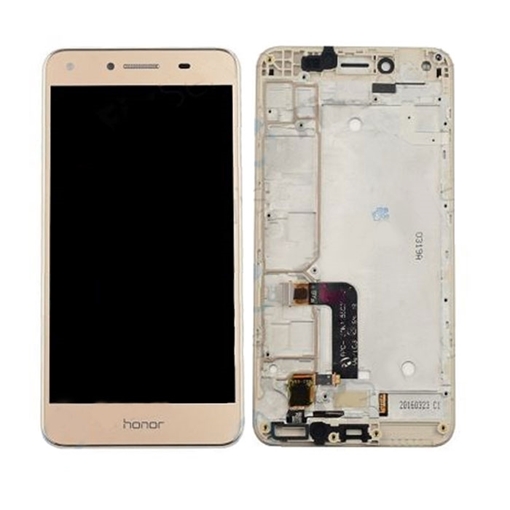 Picture of Original LCD and Touch Screen With Frame for Huawei Y5 II (Service Pack) 97070NWB - Color: Gold