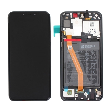 Picture of Original LCD Complete With Frame and Battery for Huawei P Smart Plus (Service Pack) 02352BUE - Color: Black