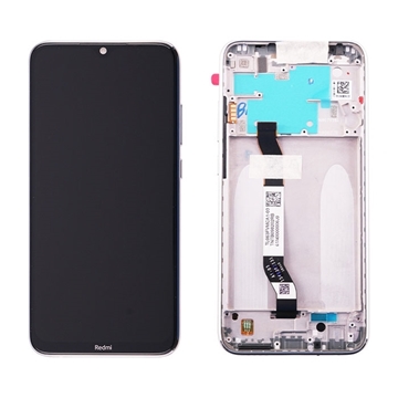 Picture of Display Unit with Frame for Xiaomi Redmi Note 8 (Service Pack) - Color: White