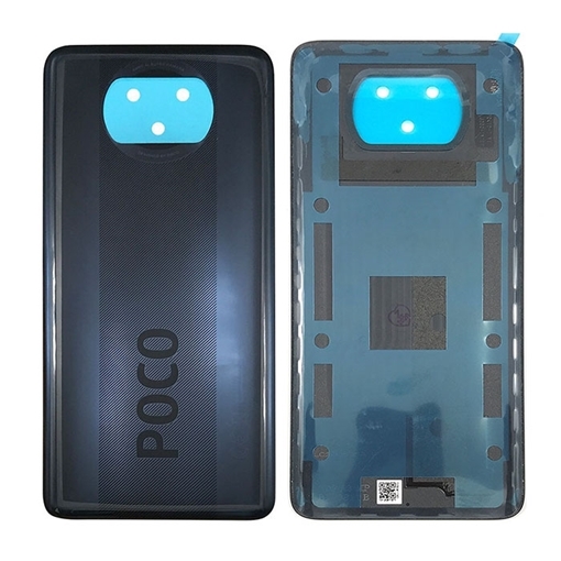 Γνήσιο Πίσω Καπάκι για Xiaomi Poco X3 55050000JZ6D - Χρώμα: Μαύρο