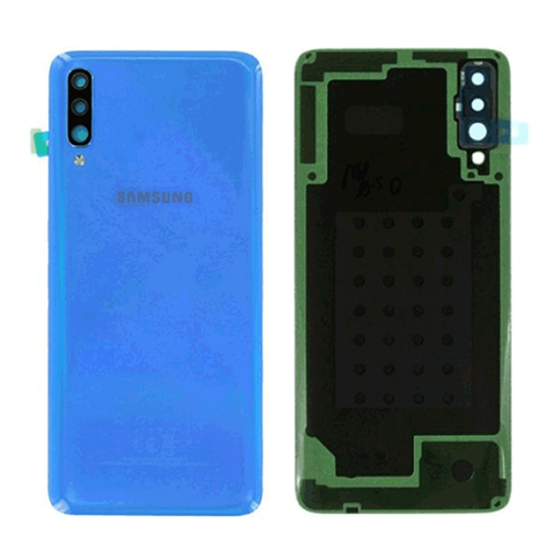 Γνήσιο Πίσω Καπάκι με Τζαμάκι Κάμερας για Samsung Galaxy A70 A705F GH82-19467C - Χρώμα: Μπλε