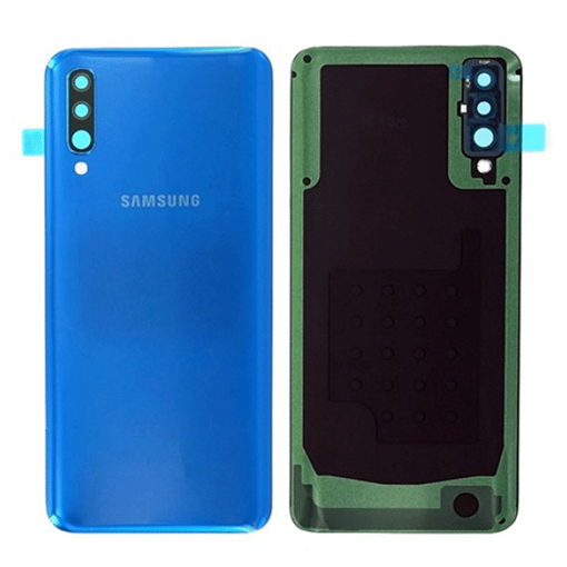 Γνήσιο Πίσω Καπάκι με Τζαμάκι Κάμερας για Samsung Galaxy A50 A505F GH82-19229C - Χρώμα: Μπλε