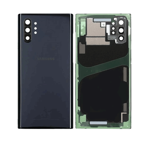 Picture of Original Back Cover With Camera Lens for Samsung Galaxy Note 10 Plus N975F GH82-20588A - Color: Black