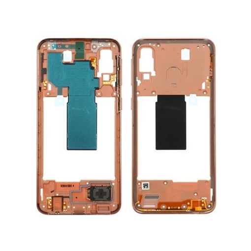 Γνήσιο Μεσαίο Πλαίσιο Middle Frame για Samsung Galaxy A40 A405F GH97-22974D - Χρώμα: Κοραλί