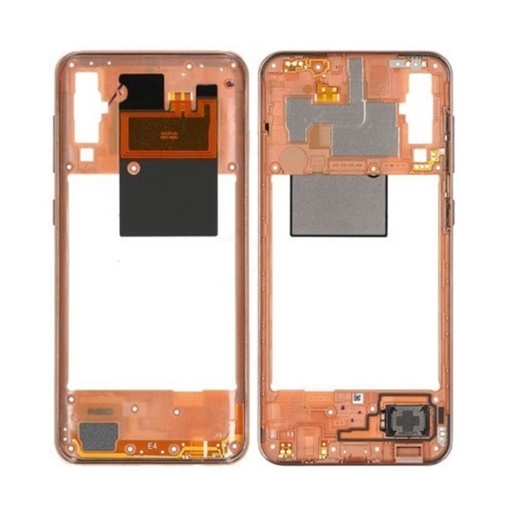 Picture of Γνήσιο Μεσαίο Πλαίσιο Middle Frame για Samsung Galaxy Α50 A505F GH97-23209D - Χρώμα: Κοραλί