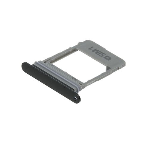 Γνήσια Υποδοχή Κάρτας SIM1  (SIM Tray Card Holder) για Samsung Galaxy A8 2018 A530F / A8 Plus A730 GH98-42520A - Χρώμα: Μαύρο