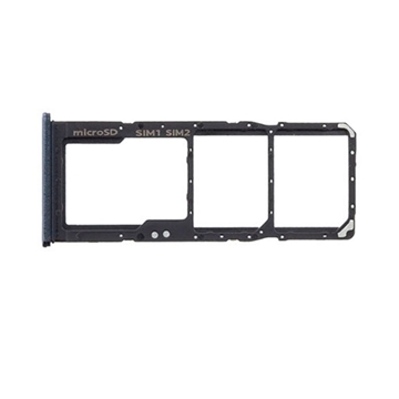 Picture of Original SIM Tray Card Holder Dual SIM  and SD for Samsung Galaxy A70 A705F GH98-44196A - Color: Black