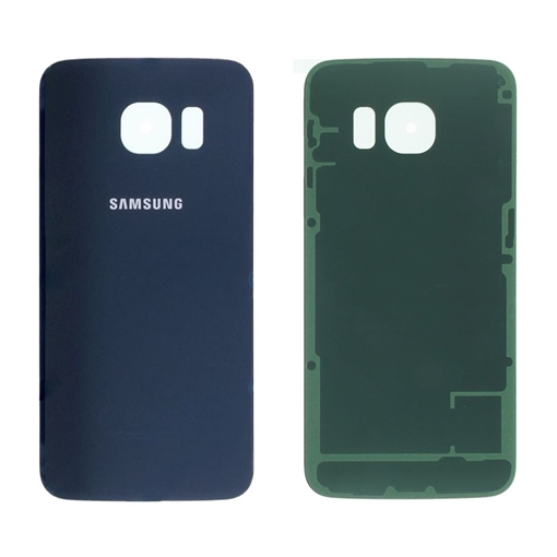Γνήσιο Πίσω Καπάκι για Samsung Galaxy S6 Edge G925F GH82-09645A - Χρώμα: Μαύρο