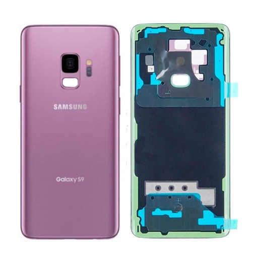 Γνήσιο Πίσω Καπάκι με Τζαμάκι Κάμερας για Samsung Galaxy S9 Duos G960F GH82-15875B - Χρώμα: Mωβ