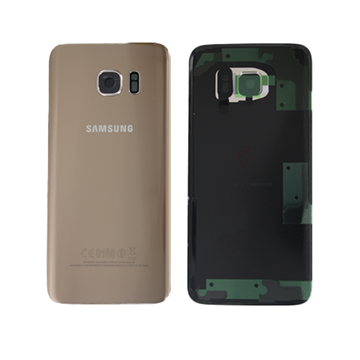 Picture of Original Back Cover with Camera Lens for Samsung Galaxy S7 Edge G935F GH82-11346C - Color : Gold