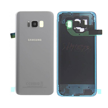 Εικόνα της Γνήσιο Πίσω Καπάκι με Τζαμάκι Κάμερας για Samsung Galaxy S8 Plus G955F GH82-14015B - Χρώμα: Ασημί