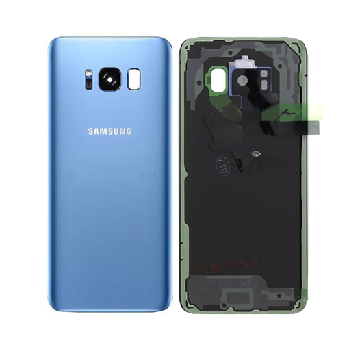Picture of Original Back Cover With Camera Lens for Samsung Galaxy S8 G950F GH82-13962D - Color: Blue